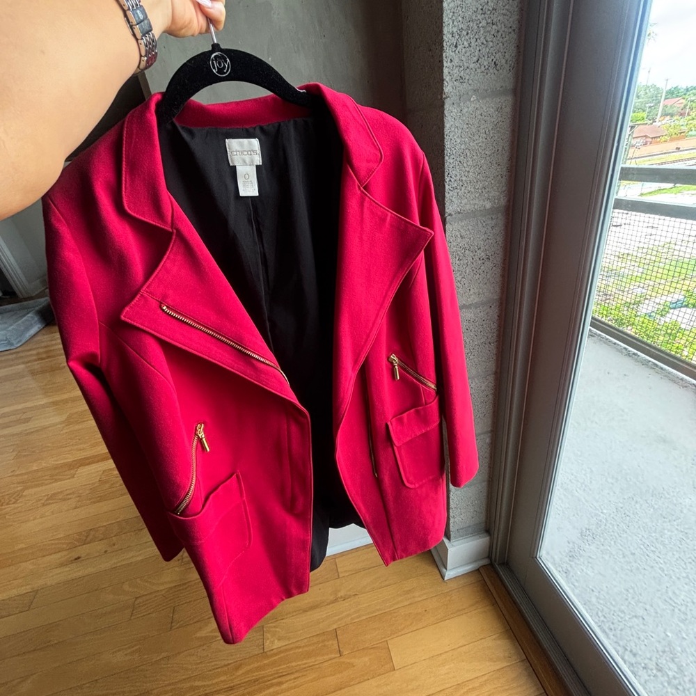 Chicos Red Women's Jacket